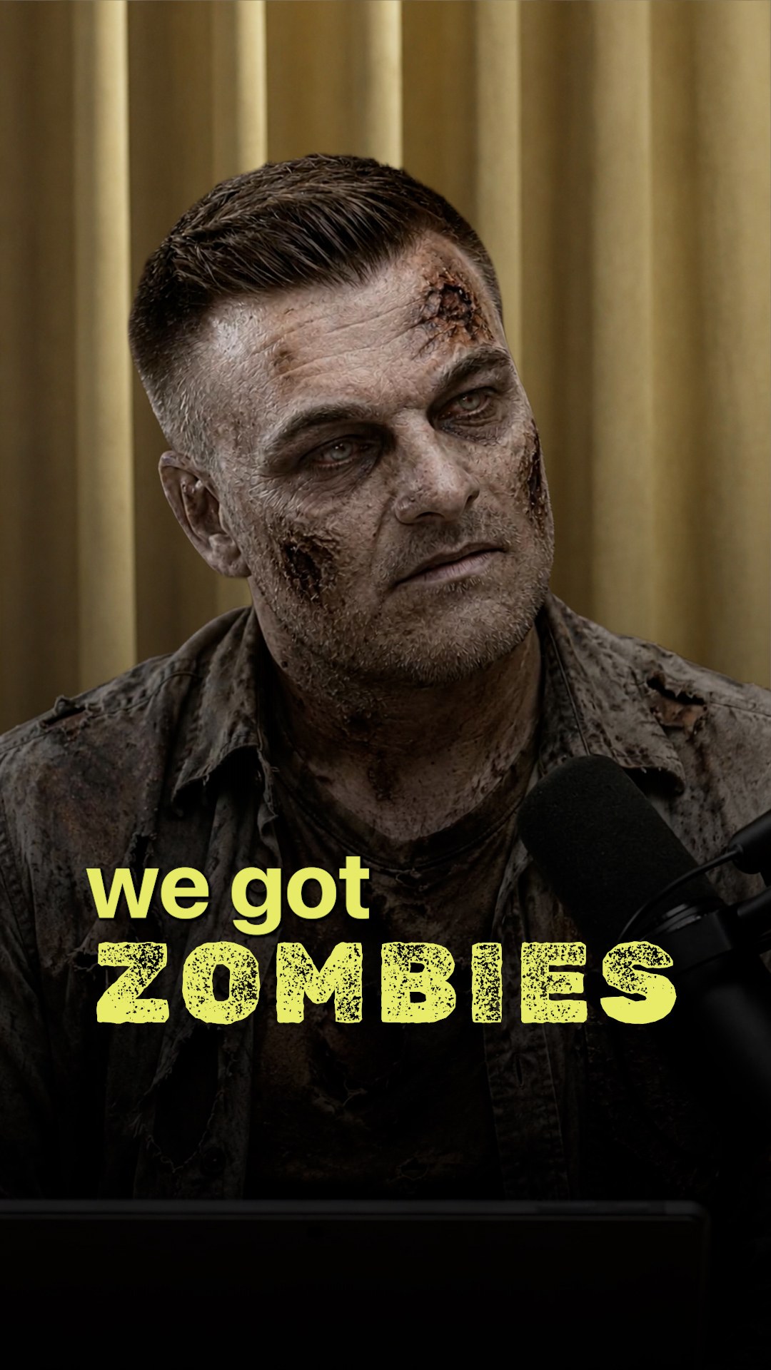 A trailer frame: we got zombies